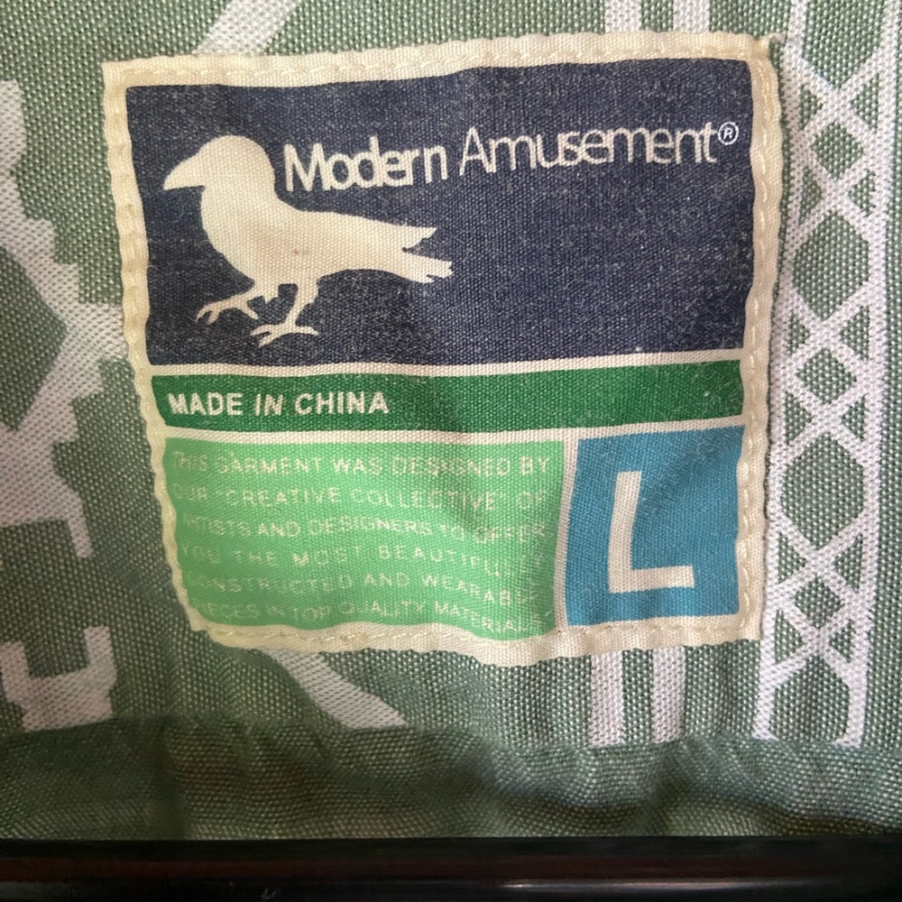 Green Aztec Button-up - Picture 2 of 2